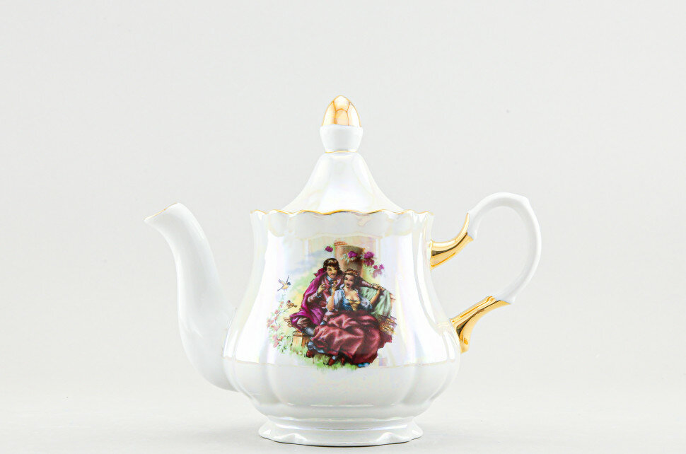фото Чайник заварочный 800 мл Добрушский фарфоровый завод Романс Мадонна
