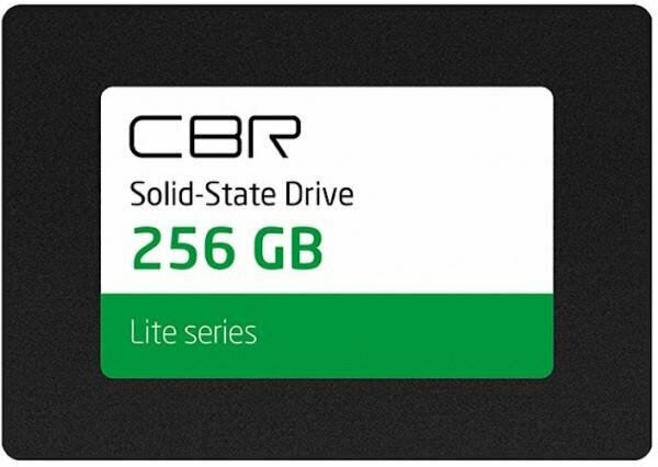 Твердотельный накопитель SSD 2.5 256 Gb CBR SSD-256GB-2.5-LT22 Read 550Mb/s Write 520Mb/s 3D NAND TLC