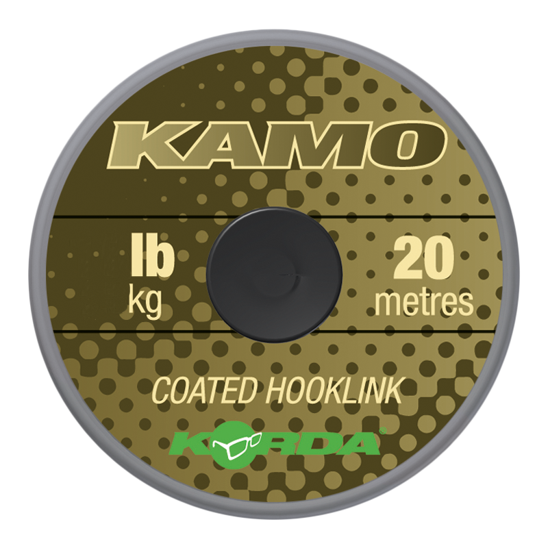 Поводковый материал KORDA Kamo Coated Hooklink 20lb