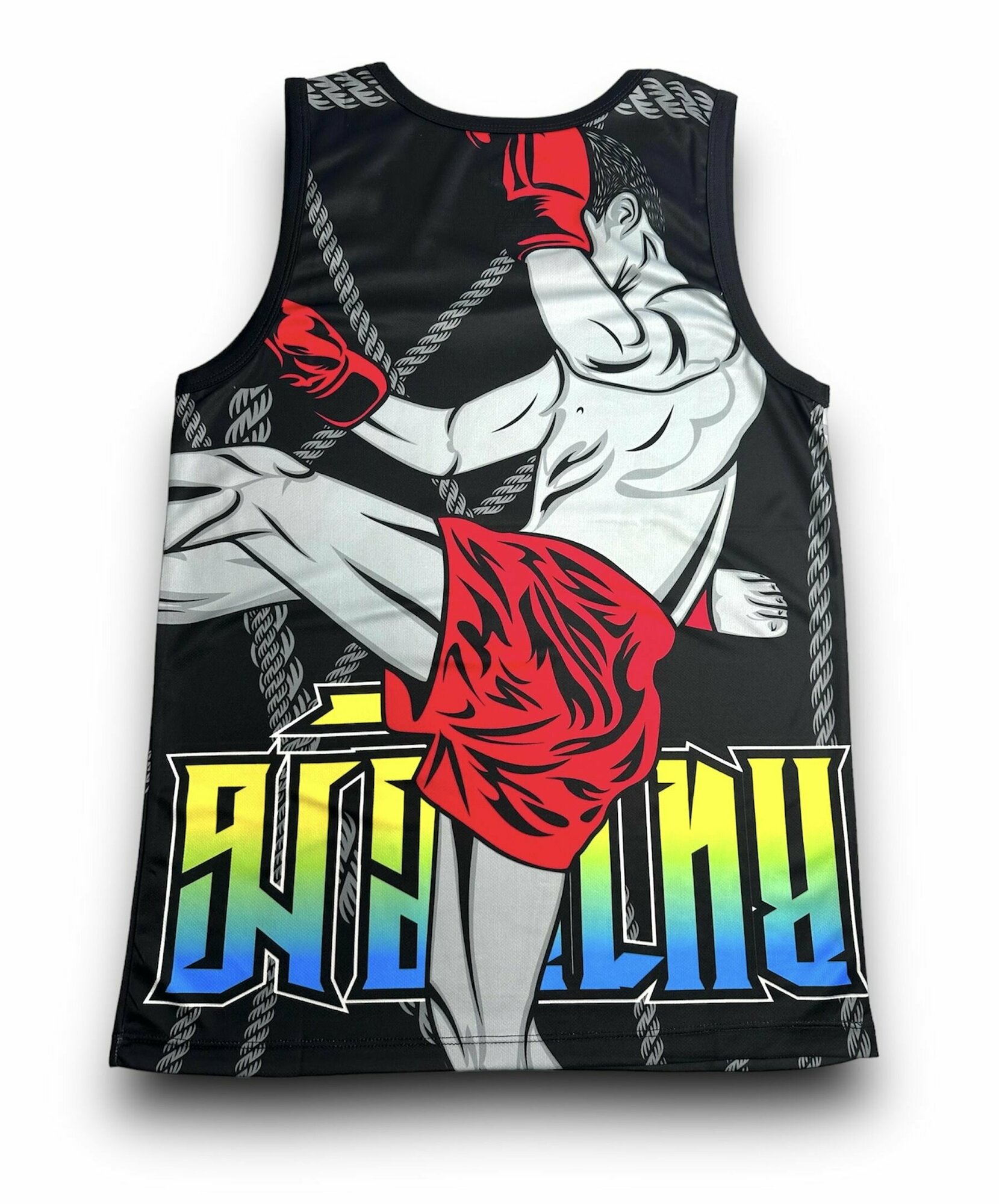 Футболка Born to be Muaythai, размер L, черный — фото 1