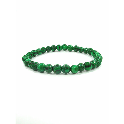 Браслет, размер 19 см, зеленый, серебристый браслет малахит размер 20 см зеленый
