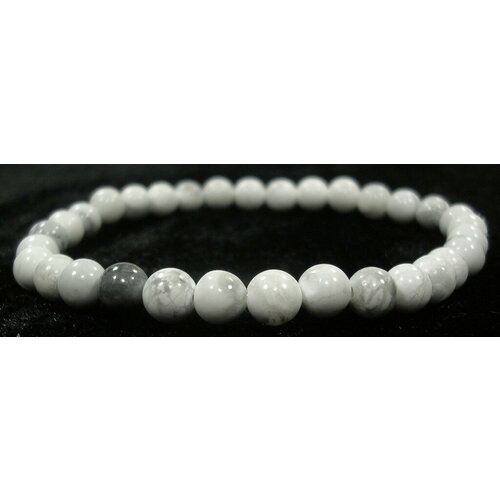 фото Браслет, размер 19 см, черный, белый нет бренда