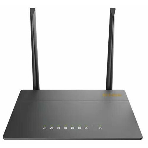 Wi-Fi роутер D-Link DIR-615/GFRU, N300, черный [dir-615/gfru/r2a]