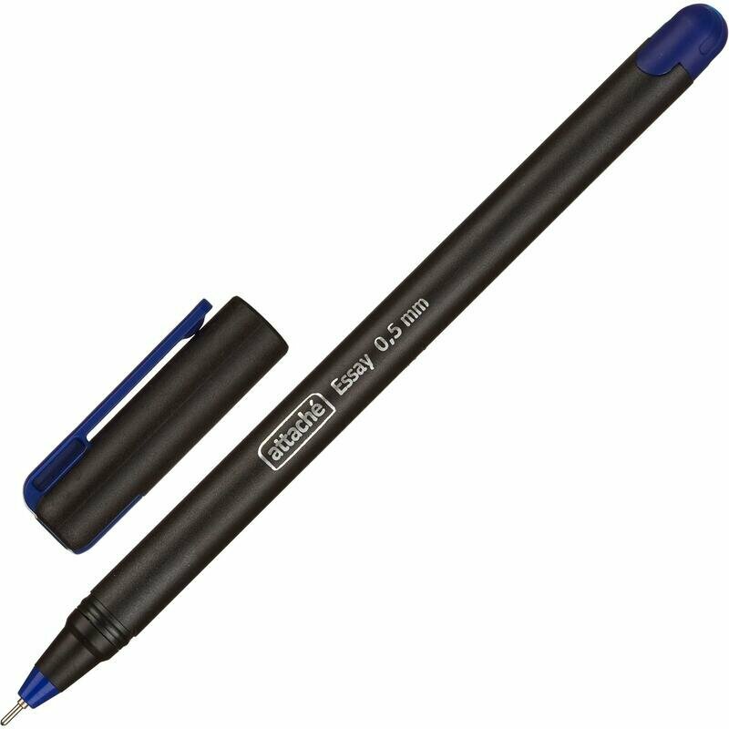 Ручка Attache "Essay", шариковая, неавтоматическая, 0,5 мм, масляная, синяя
