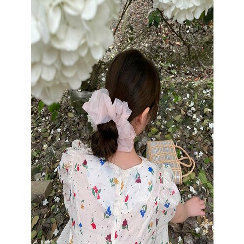 Бант-резинка из органзы 2 шт