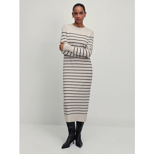 фото Платье zarina, размер s (ru 44)/170, белый