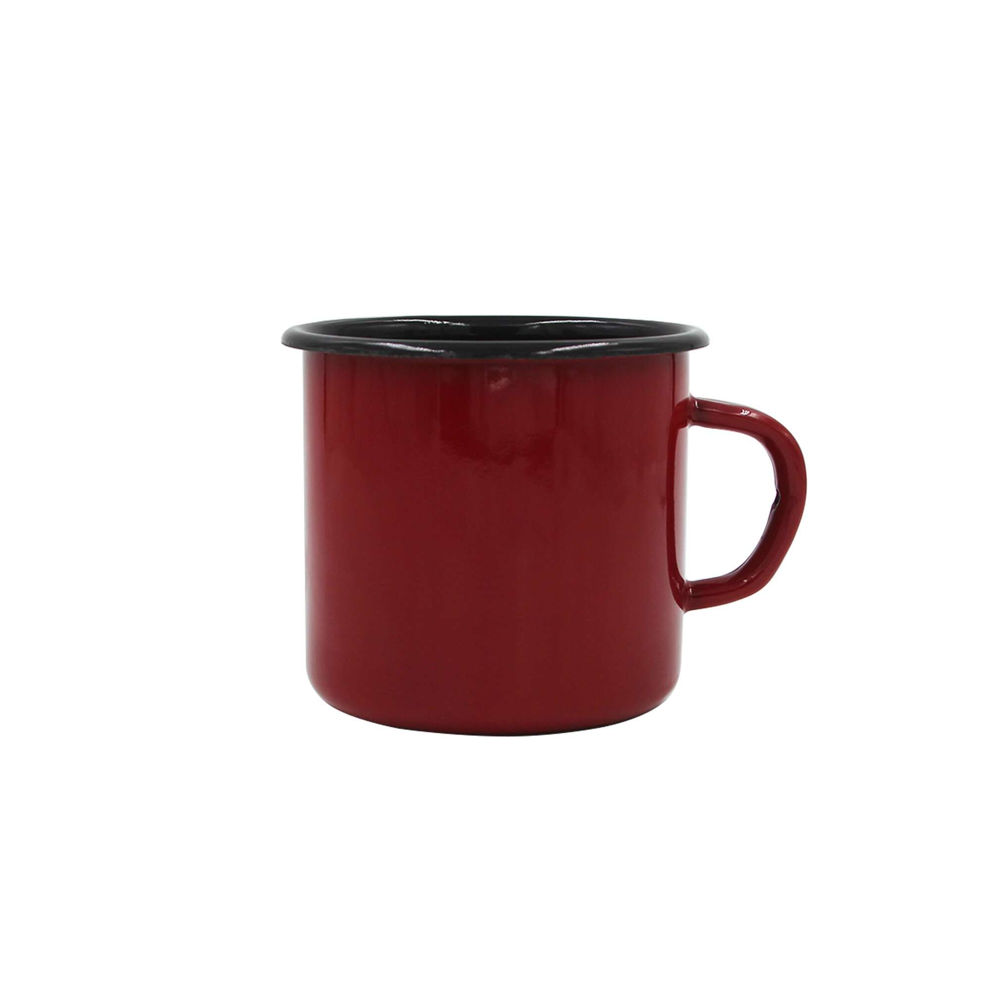 фото Кружка "Лысьвенские эмали" Вишнёвый, Чр эмалированная сталь 0,4 литра