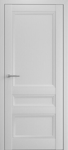 Межкомнатная дверь (дверное полотно) Albero Византия покрытие Vinyl / ПГ Платина 60х200