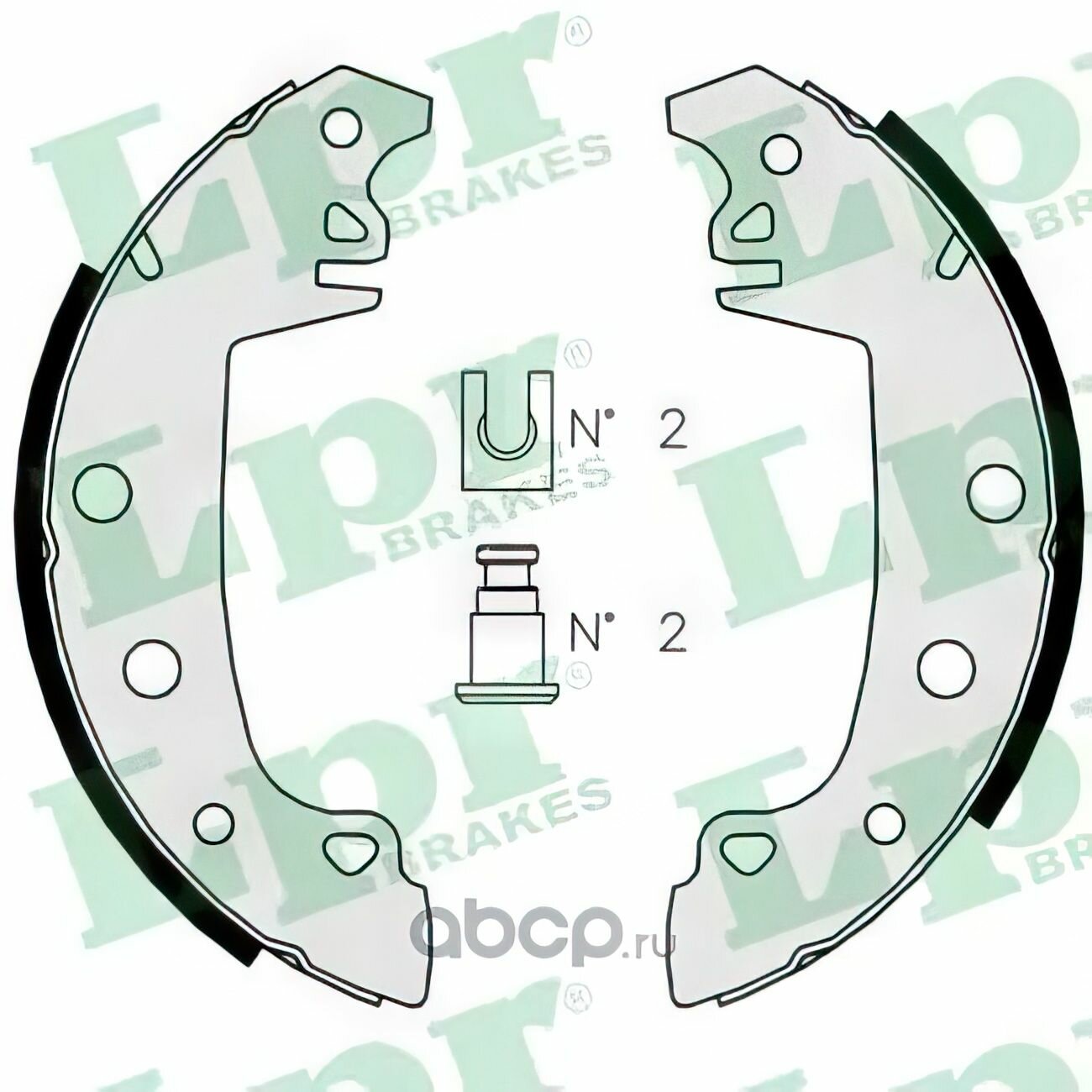 Тормозные колодки барабанные RENAULT 25/ESPACE 84-96