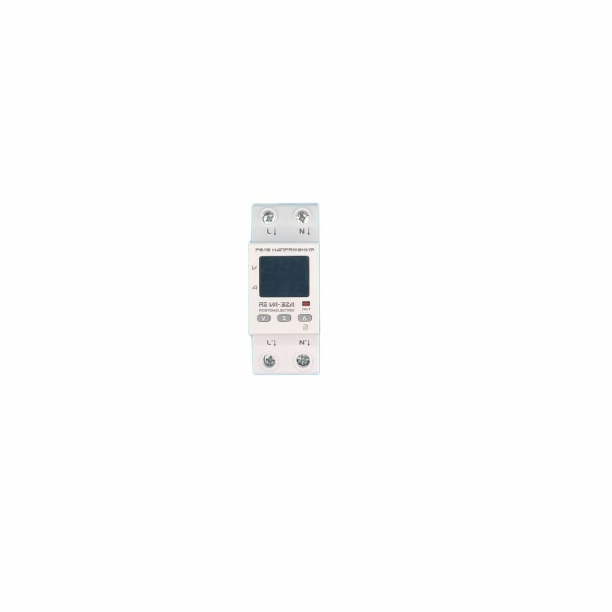 Реле напряжения с функцией контроля Тока ROSTOKELECTRO (DigiTop) RE VA-32A — фото 3