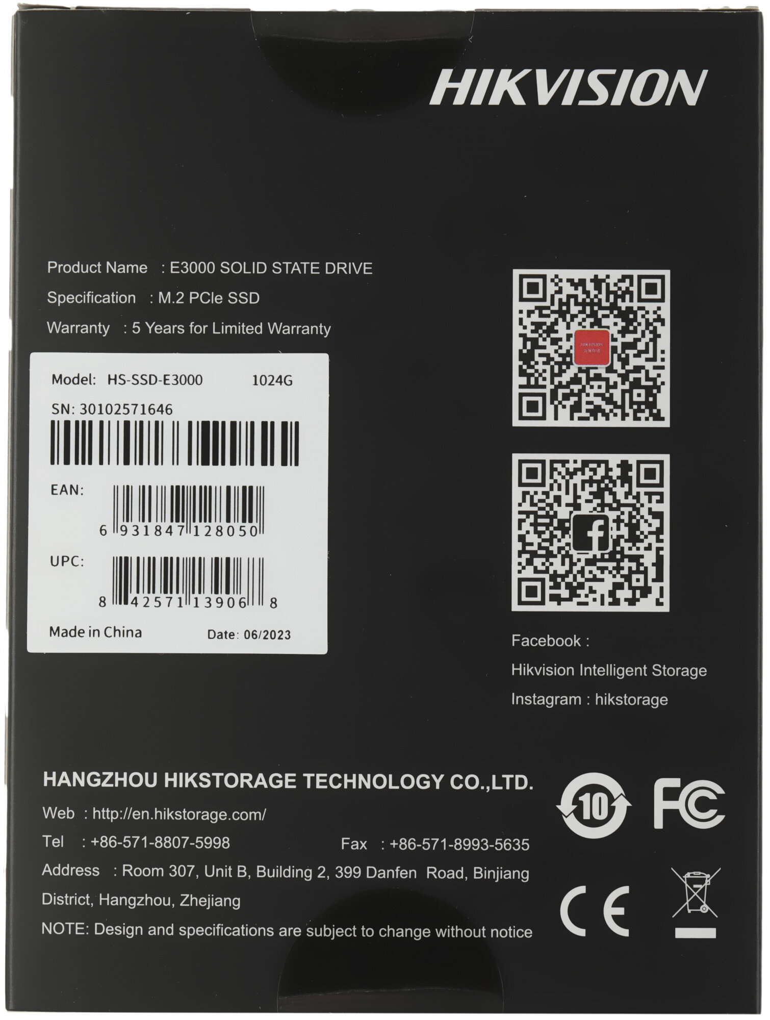 Накопитель SSD HIKVision 1.0TB E3000 Series (HS-SSD-E3000/1024G) - фото №15