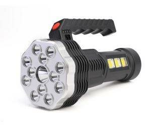 Фонарь ручной аккумуляторный ULTRAFLASH (15193) LED51537 16LED, 3Вт, 4 режима, Micro USB, бокс, черный