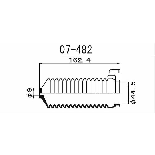 Пыльник рулевой рейки Maruichi 07-482