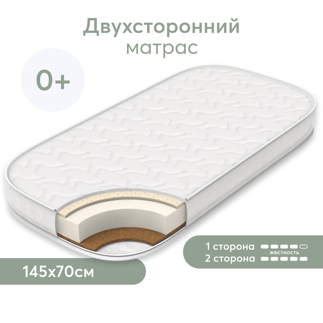 95030, Матрас Happy Baby для кроватки MOMMY LOVE 145х70 см