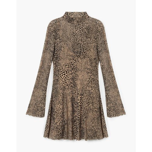 фото Платье gloria jeans, размер m (44-46), бежевый, черный