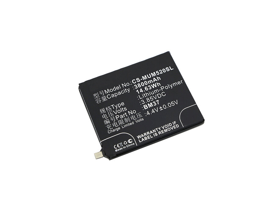 Аккумулятор CS-MUM520SL BM37 (Int.Version) для Xiaomi Mi 5s Plus 3.85V / 3800mAh / 14.63Wh