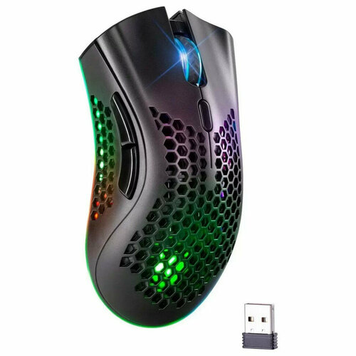 Беспроводная игровая мышь Warlock GM-709L RGB,8кнопок,2400dpi