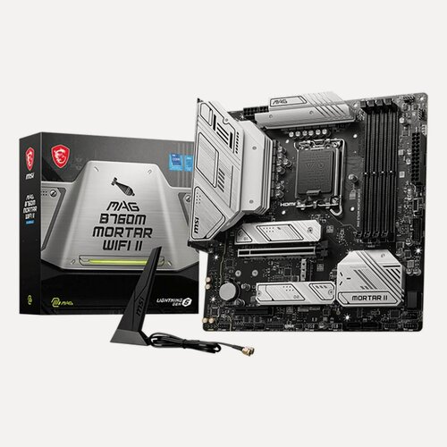 Изображение товара Материнская плата MSI MAG B760M MORTAR WIFI II, LGA1700, Intel B760, Micro ATX