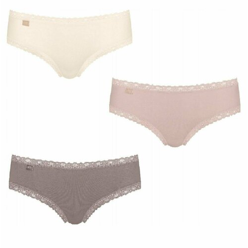 фото Трусы sloggi, размер xl, бежевый, коричневый, розовый