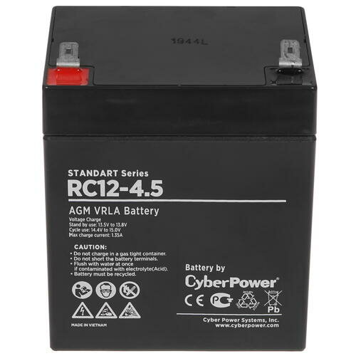 Аккумуляторная батарея CyberPower RC 12-4.5 — фото 6