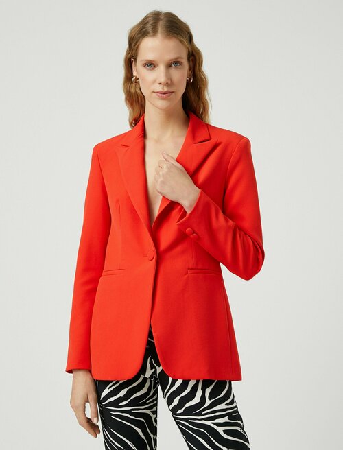 Пиджак KOTON, размер 34, красный