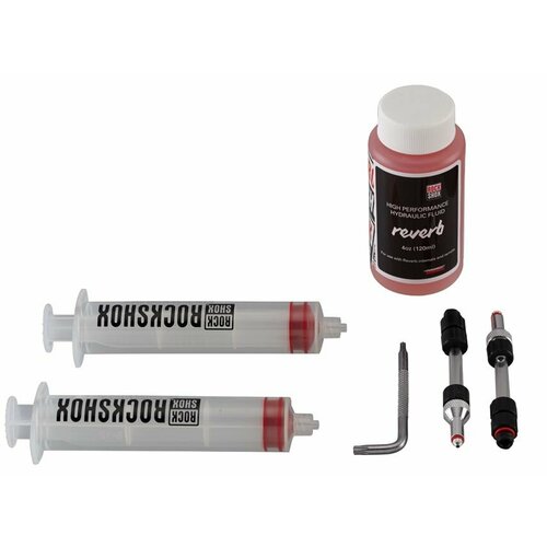 Набор для прокачки RockShox Reverb Bleeding Kit incl. Hydraulik Oil W2.5 120ml 00.4318.007.001 картридж сменный для подседельного штыря race face aeffect r dropper cartrige kit ход штыря 125mm d50098x125