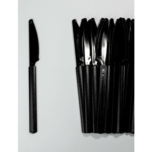 Нож Imperial обеденный чёрный, 24 шт. (дл.18,5см)