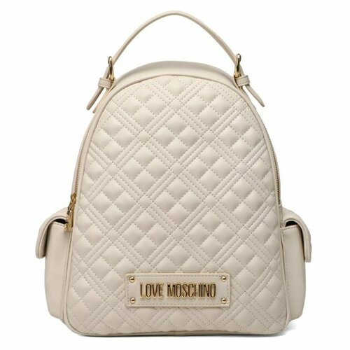 Рюкзак LOVE MOSCHINO, бежевый рюкзак ecco quilted pack compact