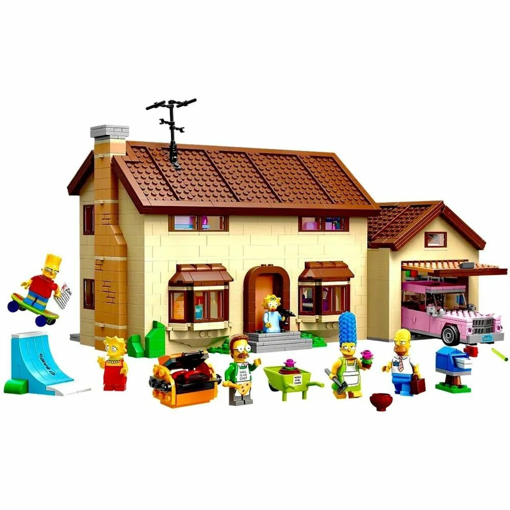 Конструктор Дом симпсонов / The Simpsons / 2580 деталей