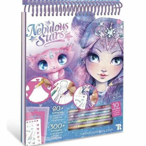 Набор для разукрашивания Неоновый скетчбук Небулия серия Nebulia 34233 см Nebulous Stars 1896₽