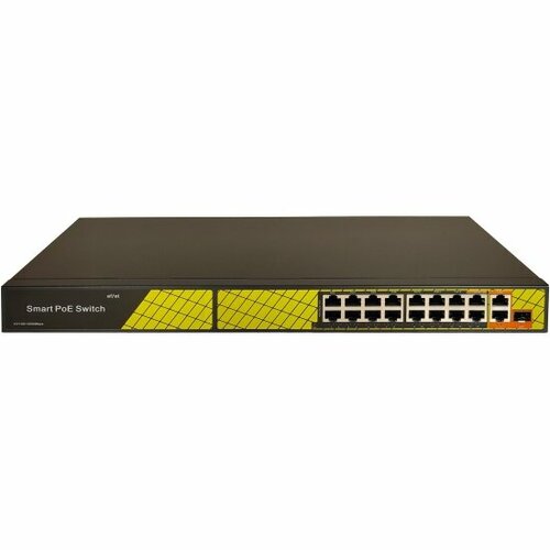 Коммутатор PoE Tantos TSn-16FP18G2S1 18945₽