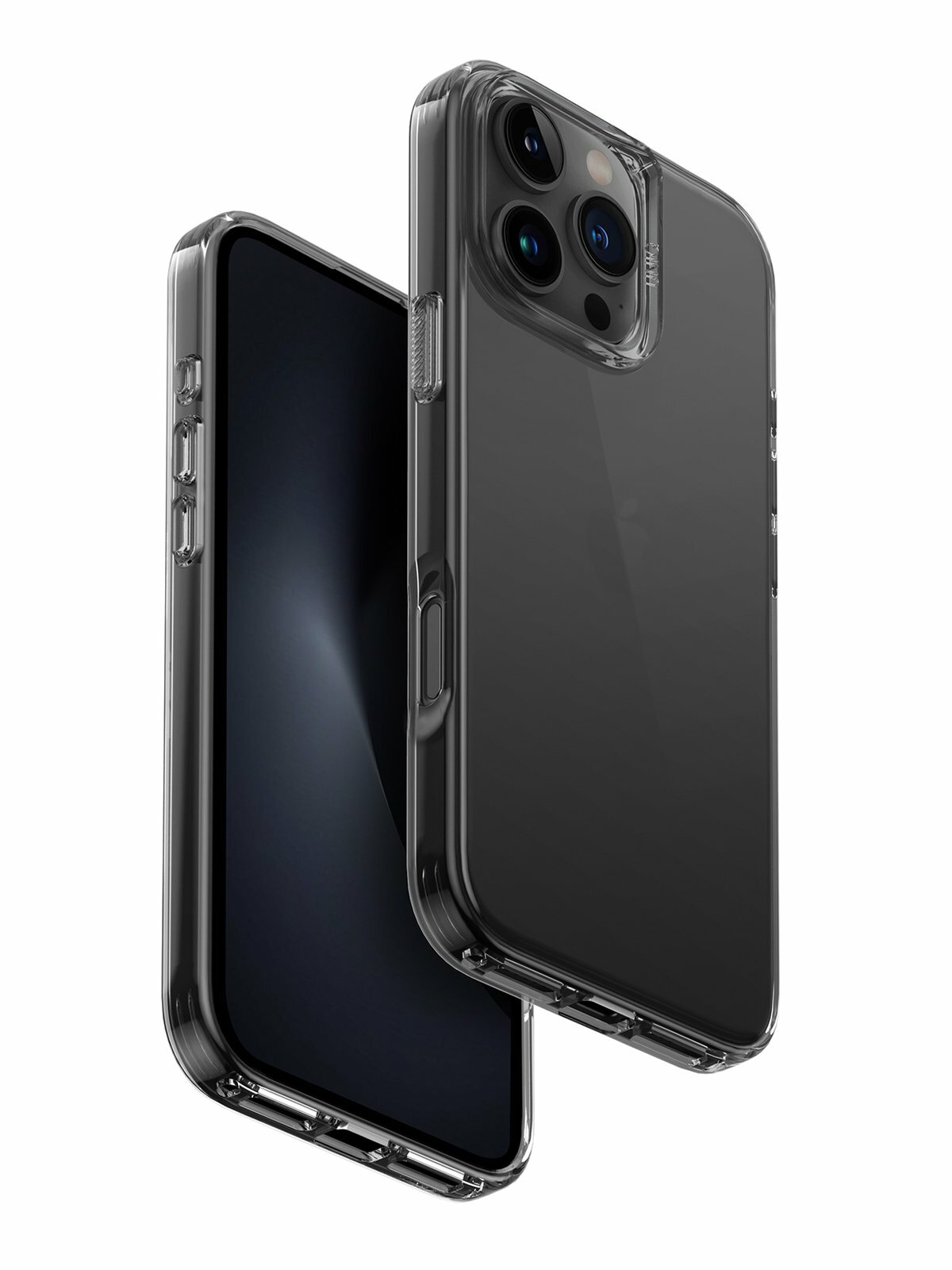Чехол Uniq HYBRID AIR FENDER для iPhone 16 Pro MAX 6.9", тонированный (SMOKED) — фото 1