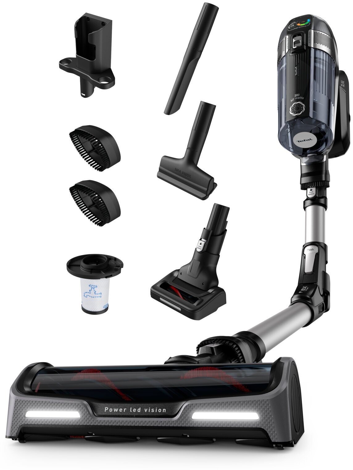 Пылесос ручной (handstick) Tefal X-Force Flex TY99A8WO, черный/серый — фото 1