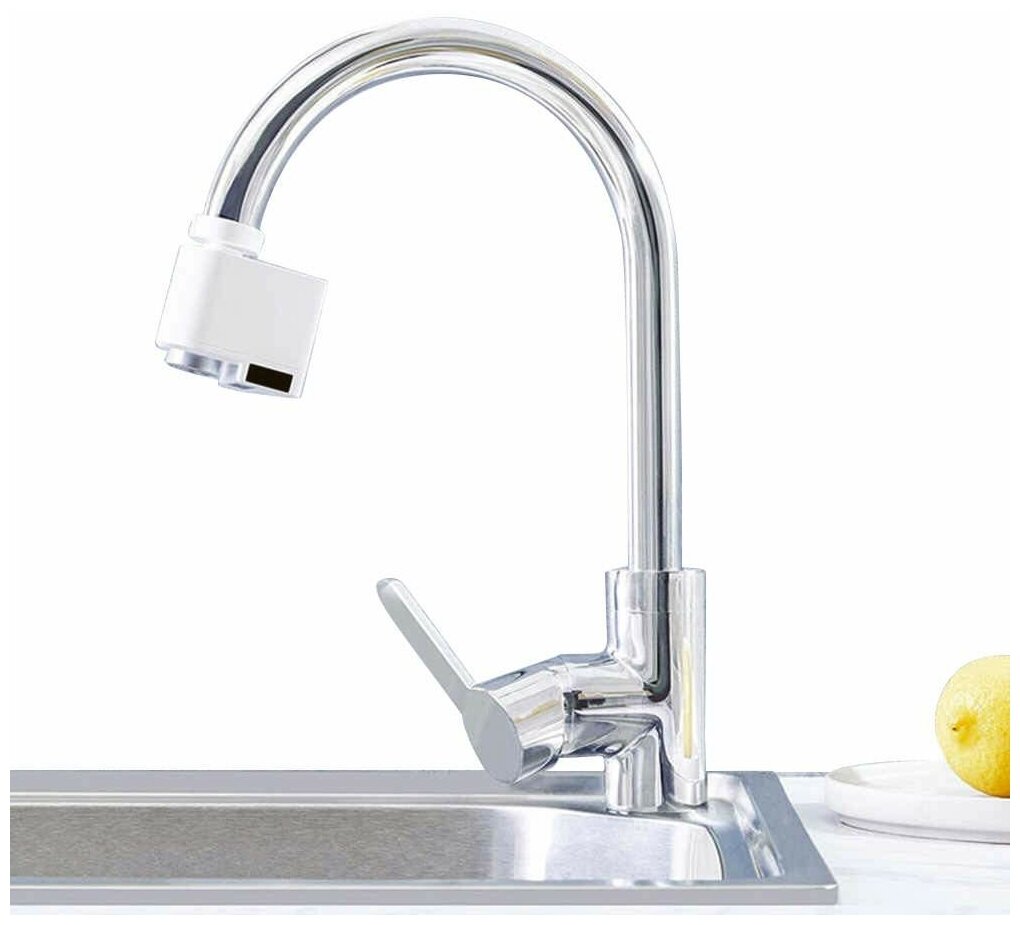 Картинки Водосберегающая насадка для крана Xiaomi Xiaoda Induction Water Saver HD-ZNJSQ-01