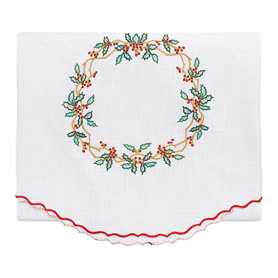 Дорожка на стол Festive wreath из коллекции New Year Essential 45х150 см