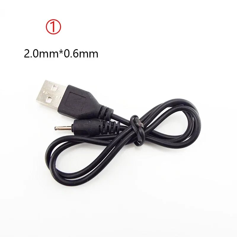 USB A «папа» на DC 2.0 0,6 2,5 3,5 1,35 4,0 1,7 5,5 2,1 5,5 2,5 мм Разъем питания Разъем типа A Удлинительный кабель Разъемы, 2.0x0.6mm