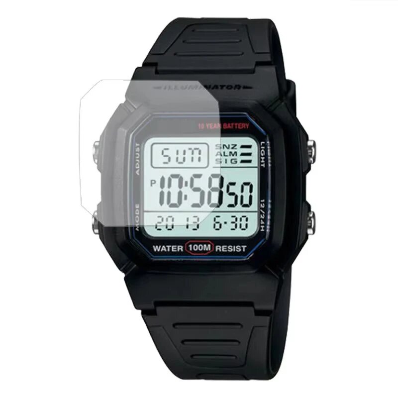 3 шт. защитная пленка для экрана для Casio DW-5600/5610 B650WC B640WC LA680 LA670 F-108WH W-218H/217H F-91W GBD-200 GX-56 GBX-100, F-91W