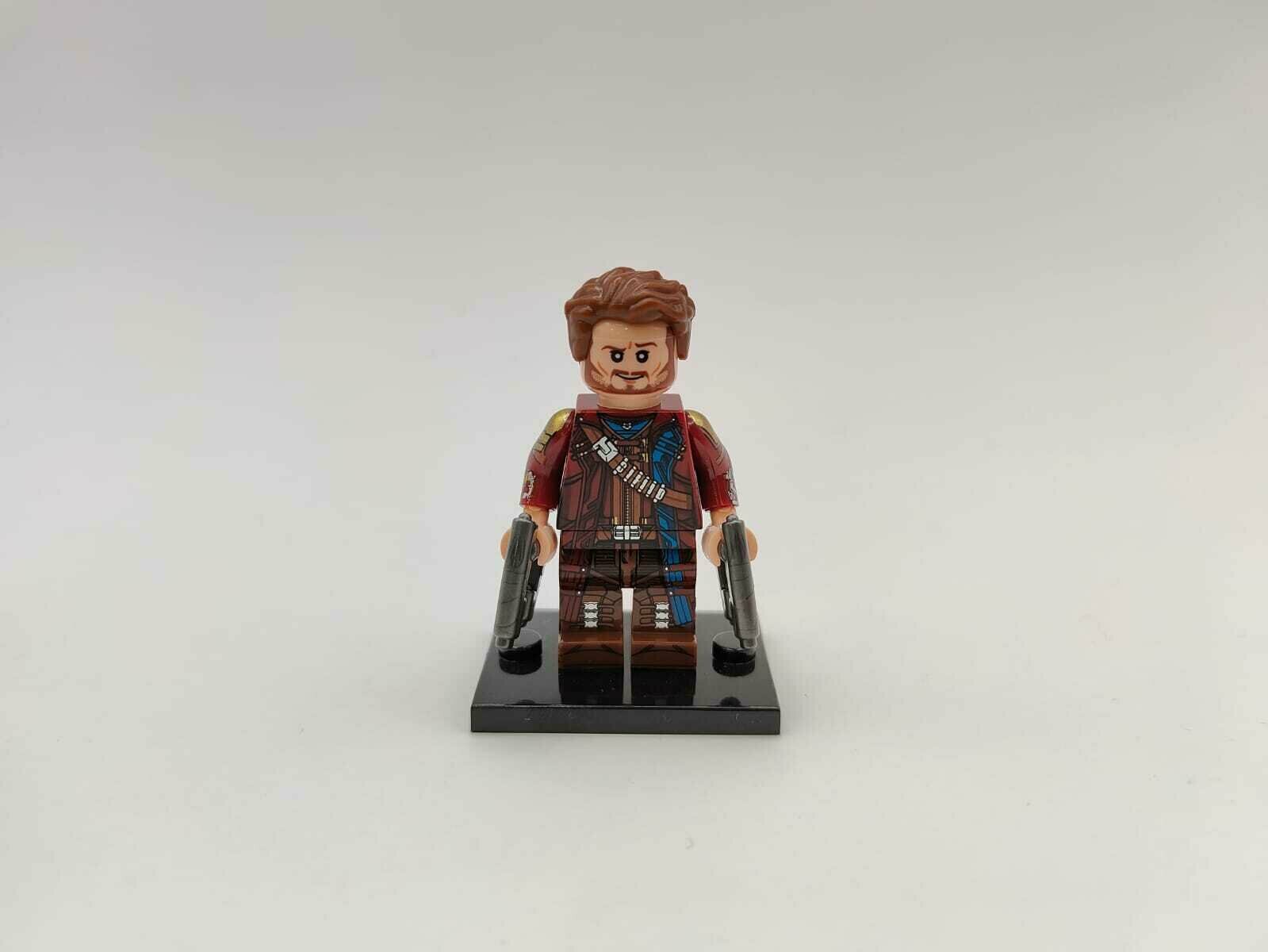 Минифигурка "Звездный лорд", фигурка лидера Стражей Галактики, вселенная Marvel — фото 1