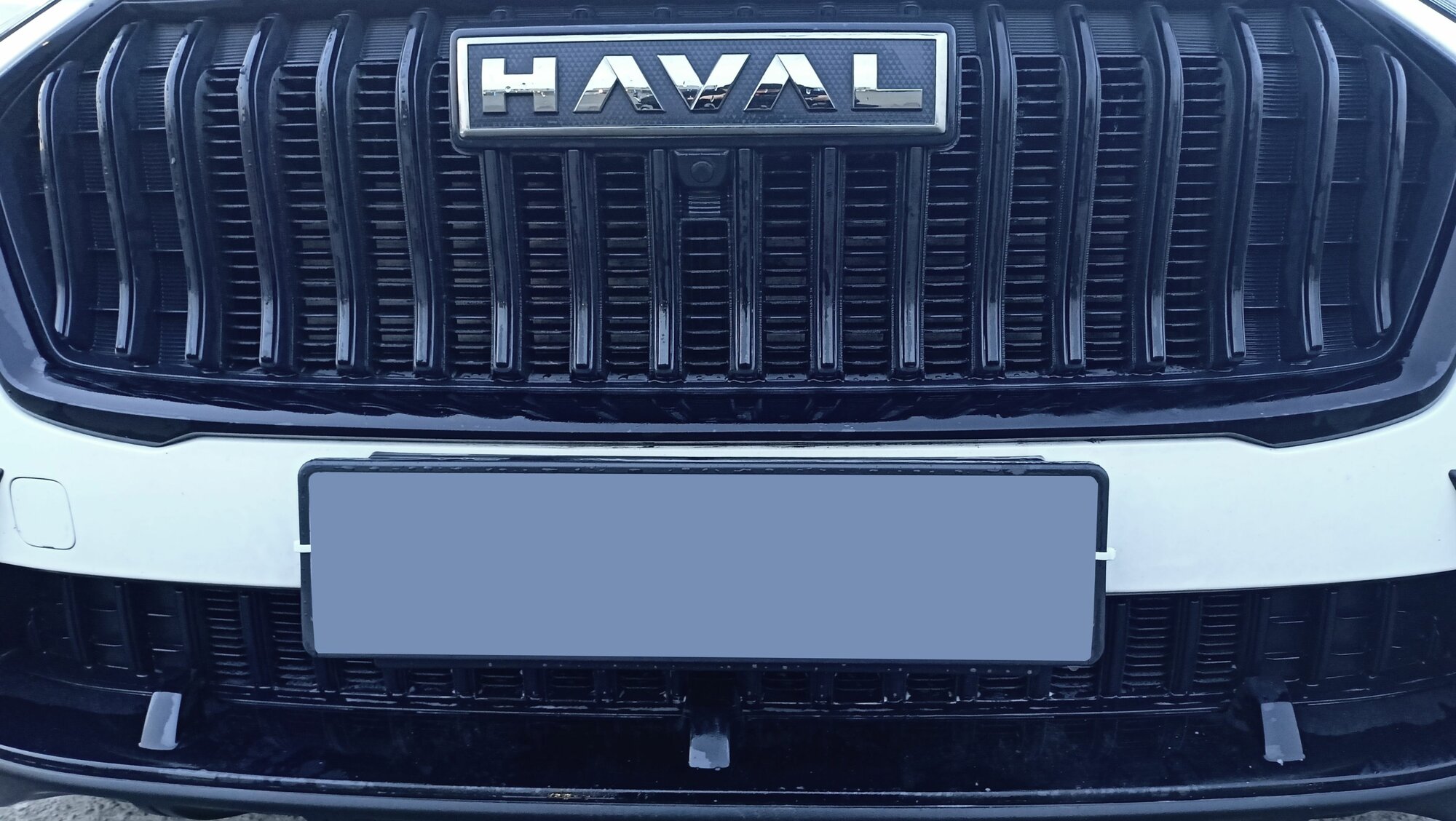 Комплект защитных вставок в решетку переднего бампера Haval Jolion 2024-(Рестайлинг) — фото 1