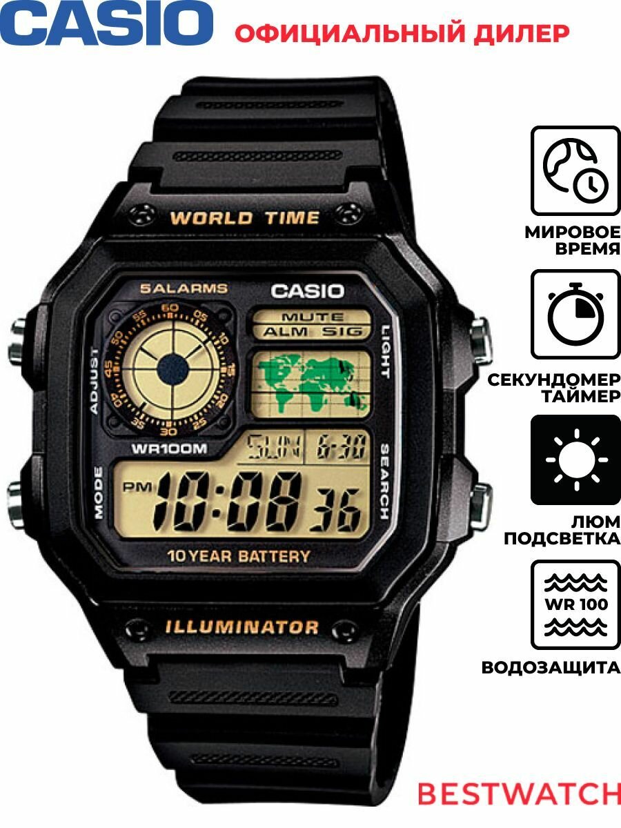 Наручные часы CASIO, black