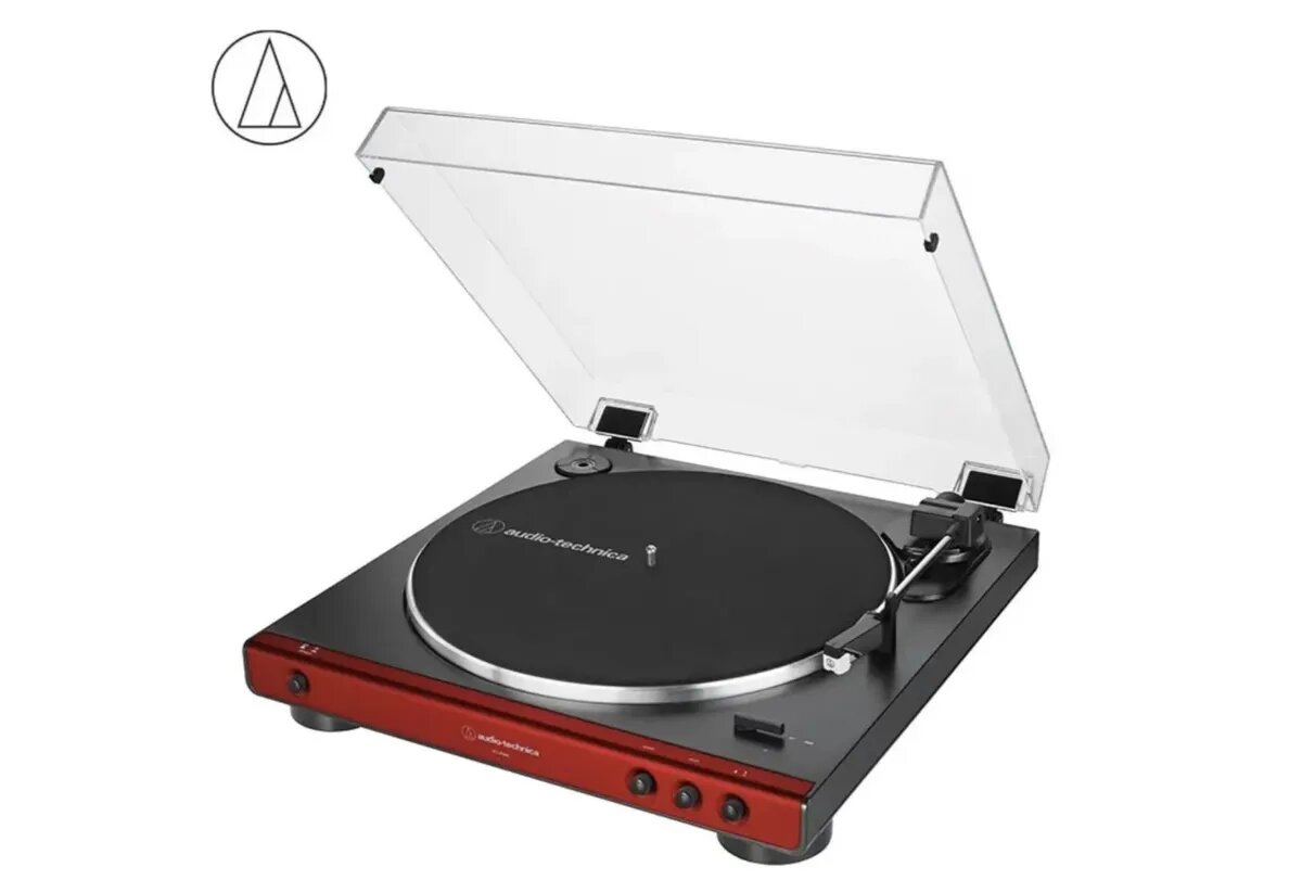 Виниловый проигрыватель AUDIO-TECHNICA AT-LP60X BK темно-серый
