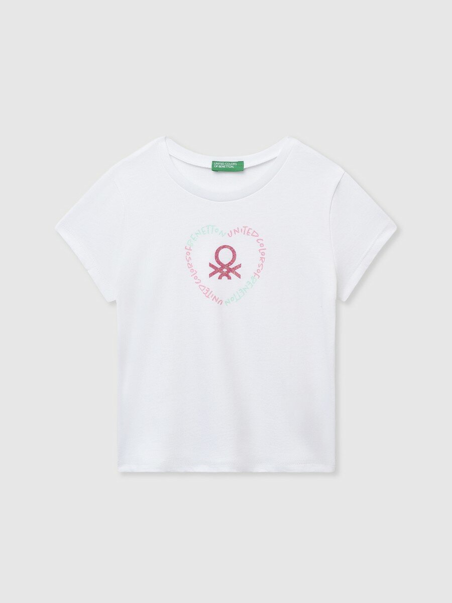 Футболка UNITED COLORS OF BENETTON, размер 98, белый
