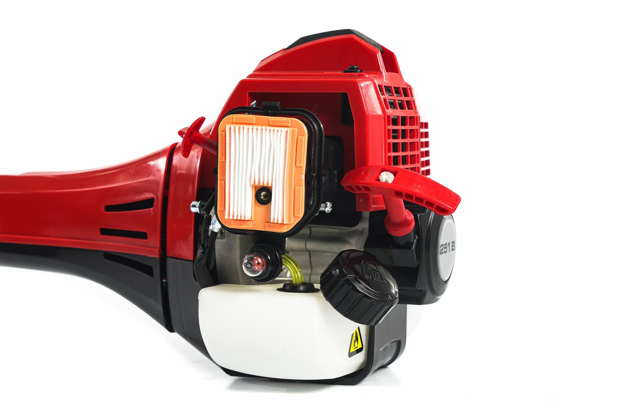 Изображение Кусторез бензиновый профессиональный GEOS Max Premium Pro 251 B 227498 (3л. с, диск, головка с леской, ранцевый ремень)
