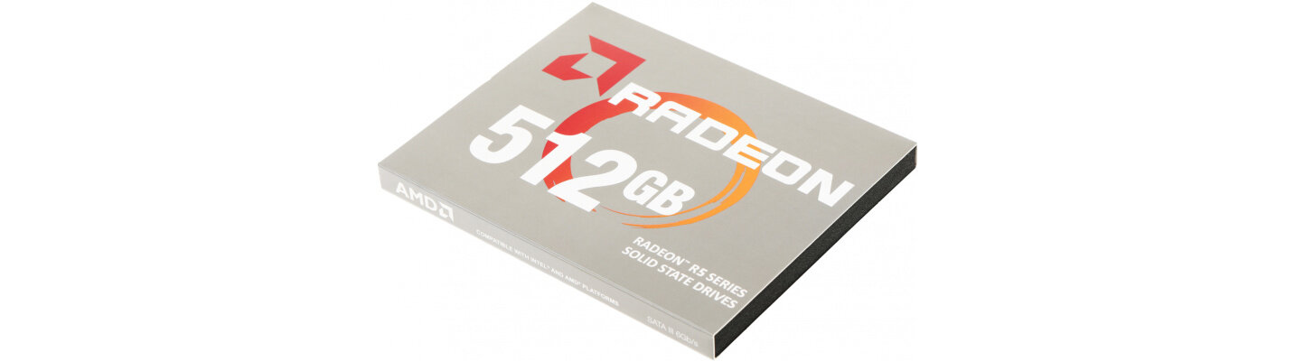 Твердотельный накопитель AMD Radeon R5 512ГБ, 2.5", SATA-III, SATA R5SL512G