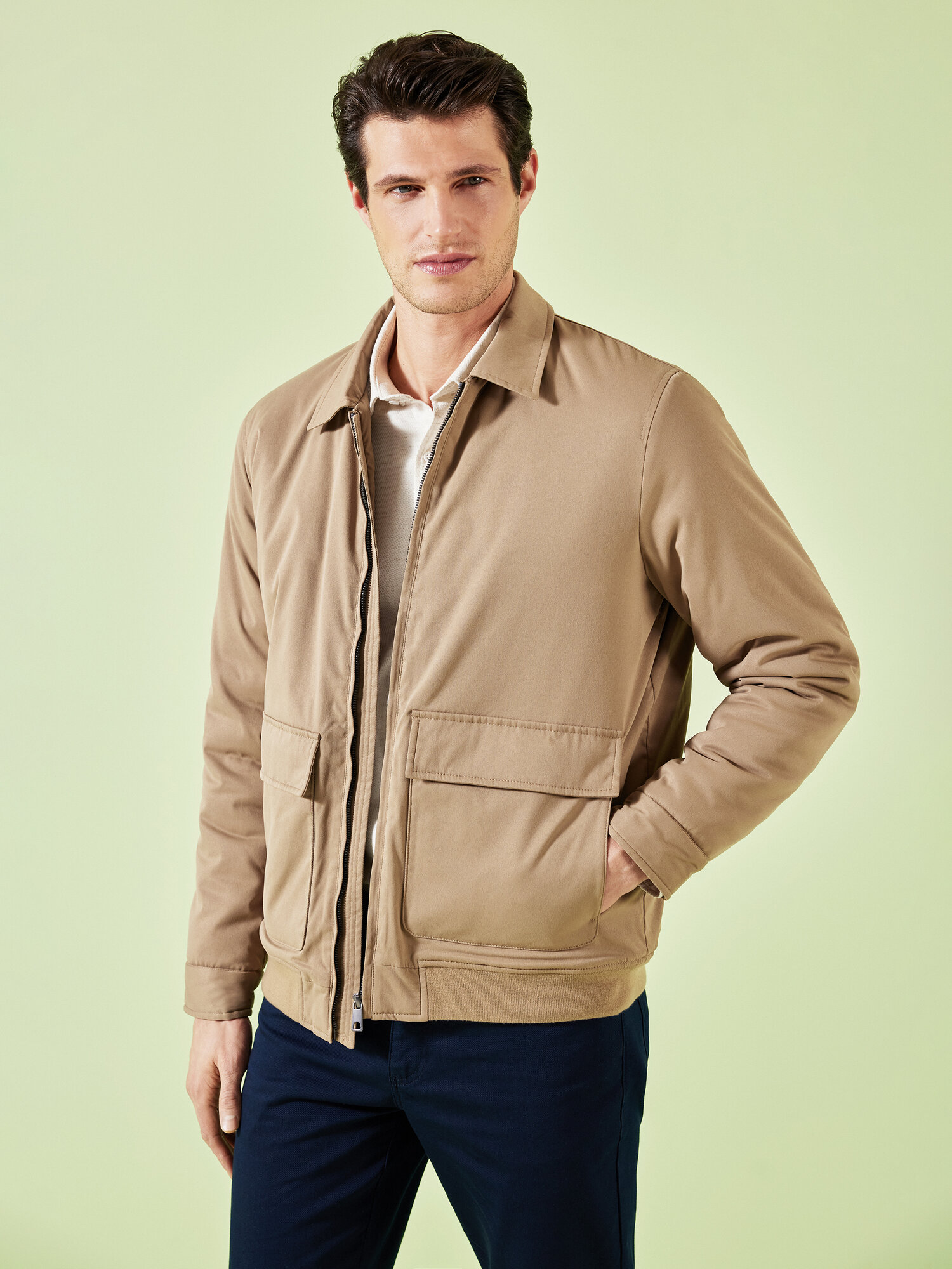 Пуховик LC Waikiki, размер 2XL, camel