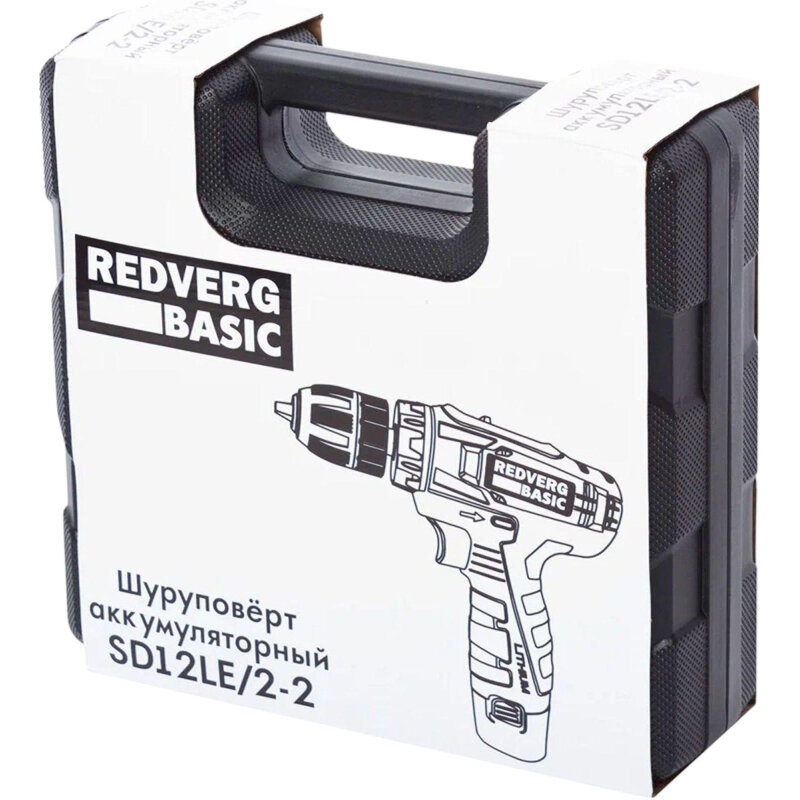 Аккумуляторная дрель-шуруповерт REDVERG Basic SD12LE/2-2 - фото №7