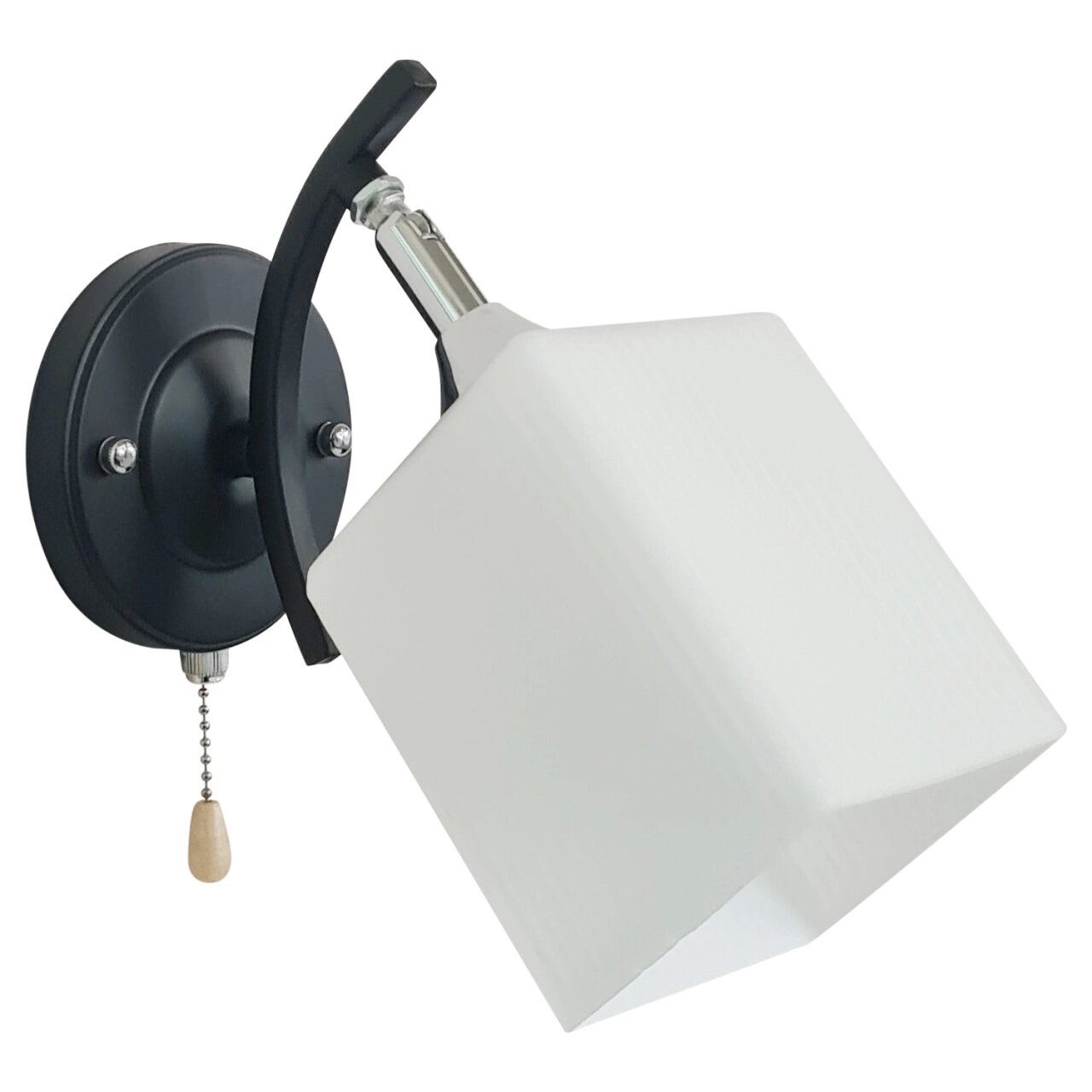 Бра Символ Света CC06198/1W Е27 60 Вт веревочка черный