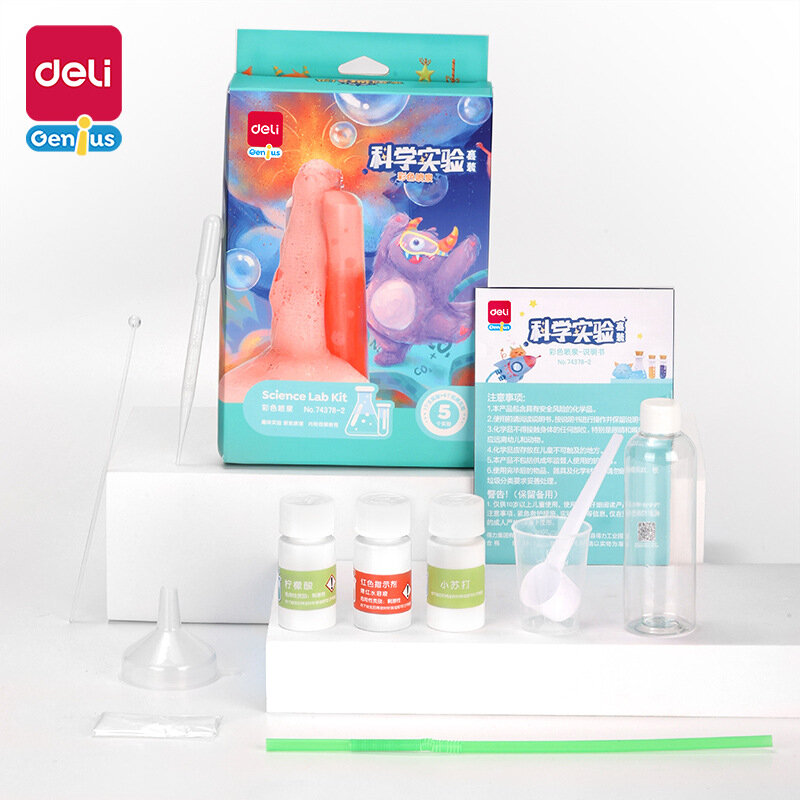 Набор игрушек Deli 74377, для раннего детского образования, обучающая головоломка, научный эксперимент