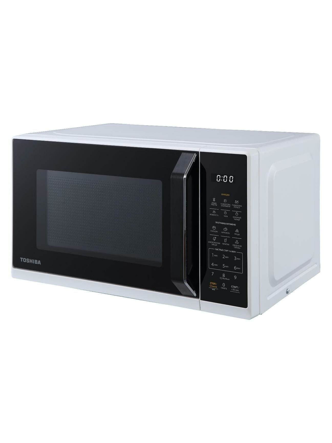 Микроволновая печь соло Toshiba MW3-EM21PE белая — фото 1