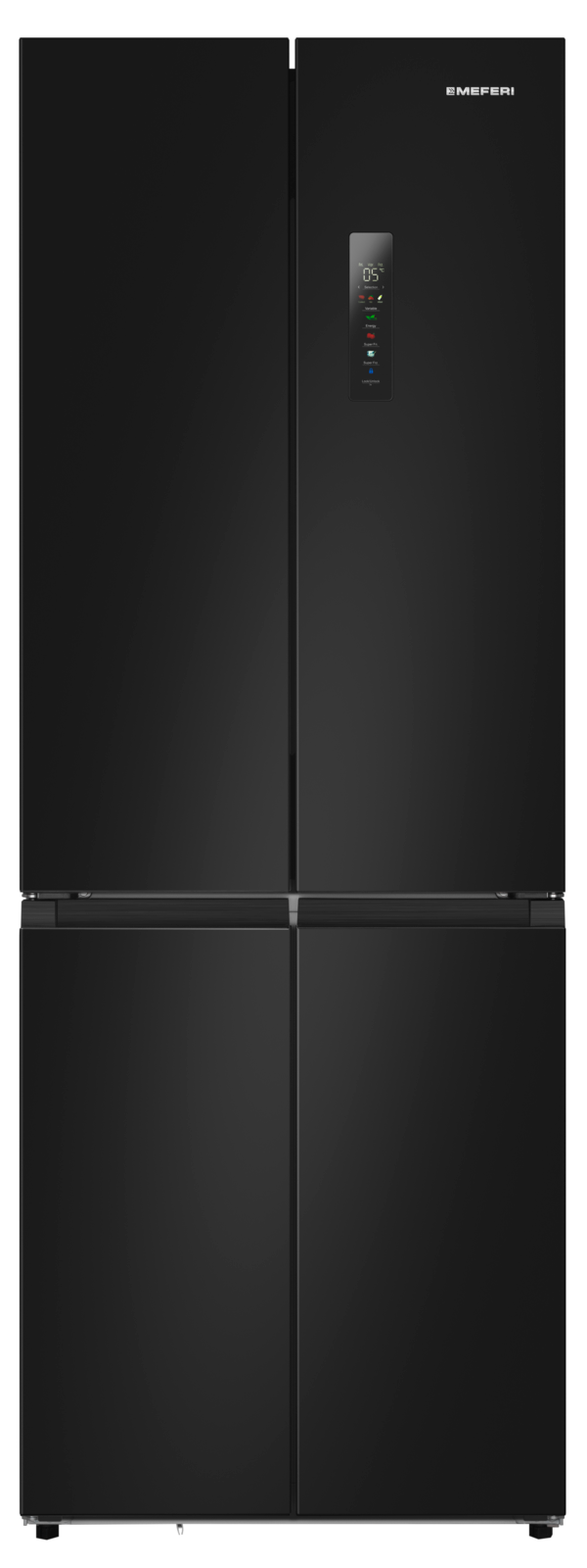 Холодильник отдельностоящий с инвертором MEFERI MFR70BK TOTAL NO FROST CROSS DOOR ULTRA
